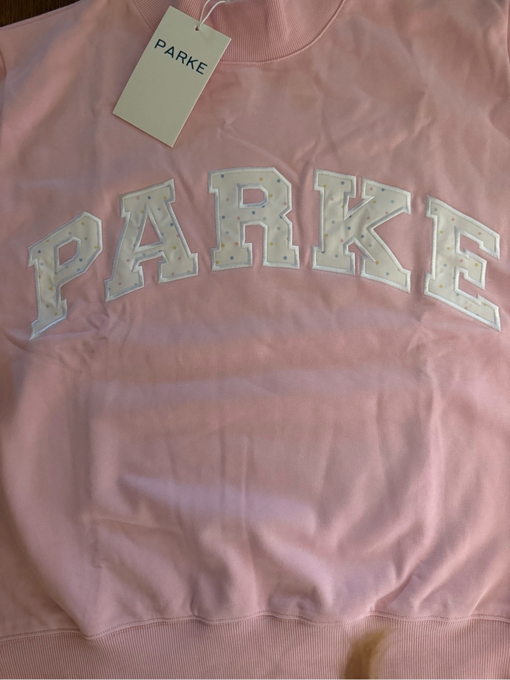 PARKE birthday cake heritage varsity mockneck - Picture 2 of 3